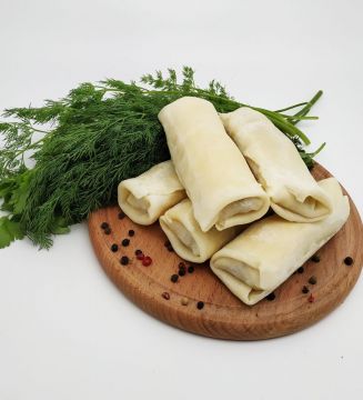 Млинці з бринзою та зеленню