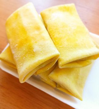 Млинці з куркою на кукурудзяному борошні