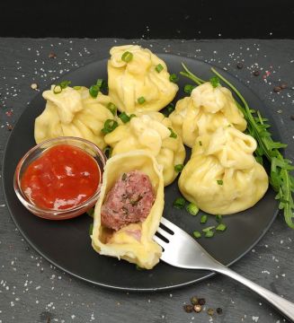 Хінкалі «Аджарскі» з бараниною