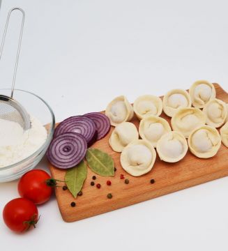 Пельмені «Монастирські» з червоною рибою та кисломолочним сиром