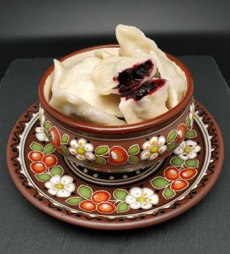 Вареники з чорницею