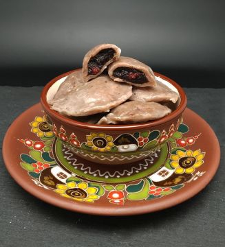 Вареники з маком та в'яленою журавлиною