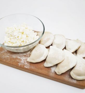 Вареники з солоним сиром