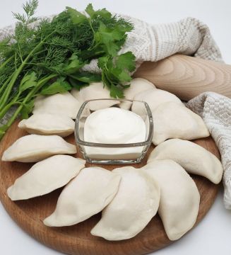 Вареники з м'ясом