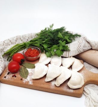 Вареники з м'ясом