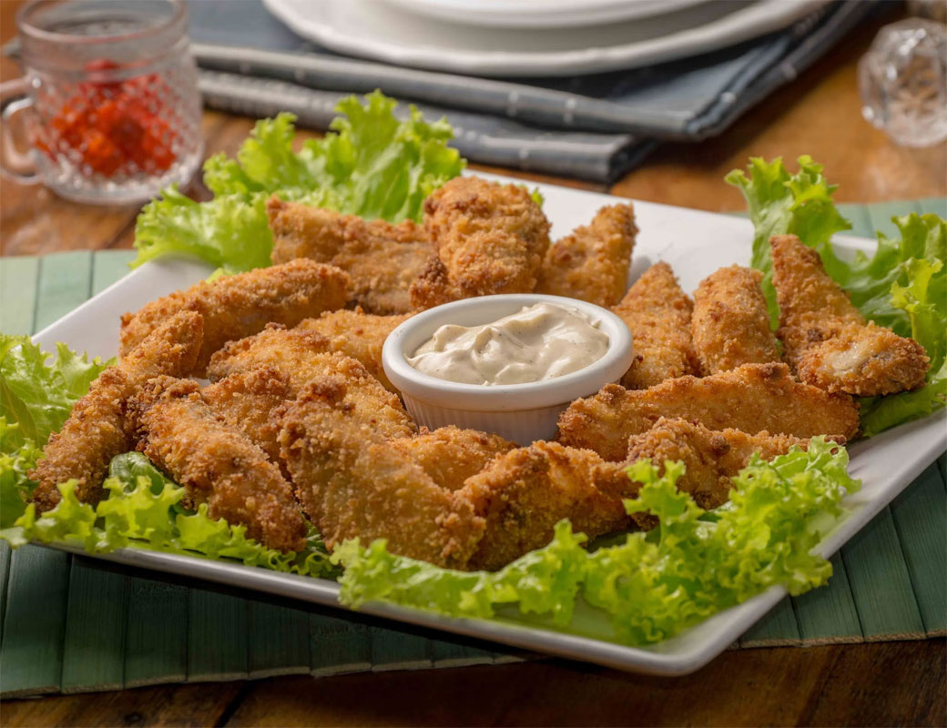 Смачні курячі нагетси у фритюрі